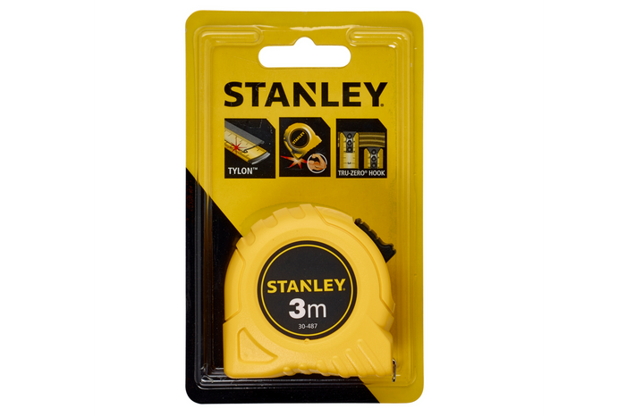 Jekleni merilni trak STANLEY 3m x 12,7mm