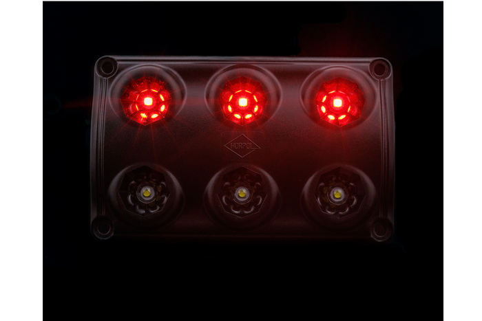 HORPOL LWD2325/CZ LED 720lm črna notranja avtomobilska svetilka