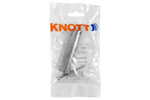 KNOTT 406024.001 os podpornega kolesa, puša 84x20mm