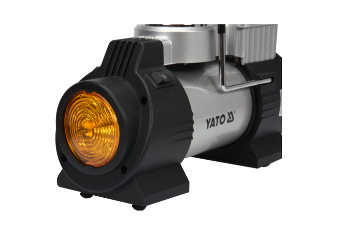 Avtomobilski kompresor YATO YT-73460 z LED lučko 12V 180W