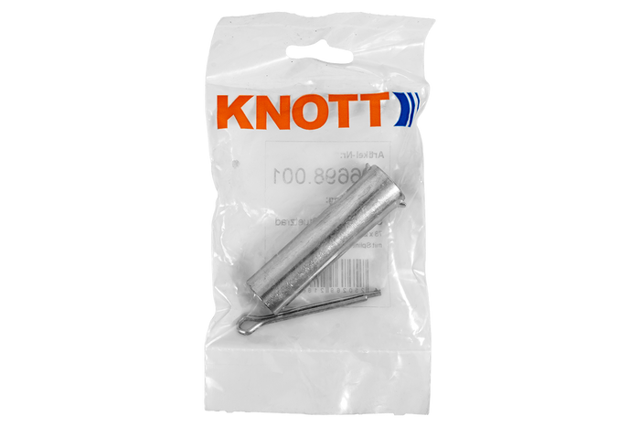 KNOTT 406698.001 os podpornega kolesa, puša 78x20mm