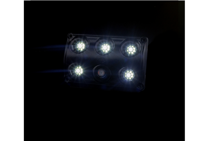 HORPOL LWD2153/CZ LED 900lm črna notranja avtomobilska svetilka s stikalom