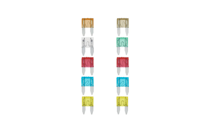 ProPlus 490371S mešane mini varovalke tipa ploski tip 12V/24V komplet 10 kosov.