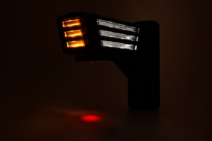 WAŚ 2550P W297.3.1 SPOT LED desna pozicijska luč na kratkem kraku