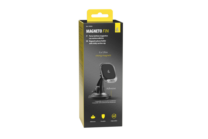 Magnetno držalo za telefon Magneto Fin s priseskom