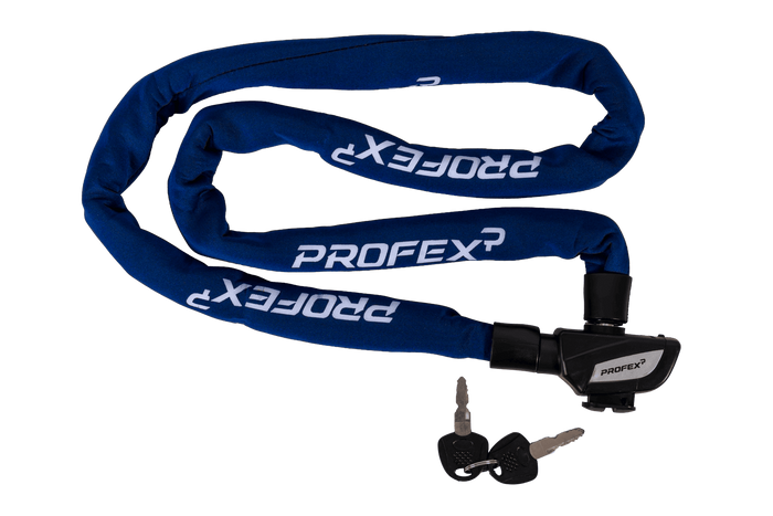 PROFEX 81659 Neo 130 cm verižna ključavnica za kolo s ključavnico